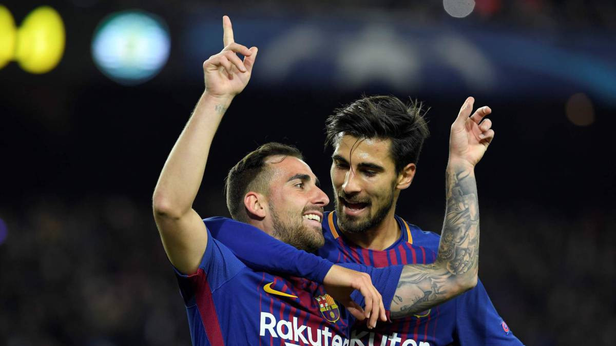 Barca đang tìm đối tác chuyển nhượng hai cầu thủ không có suất đá chính, tiền vệ Andre Gomes và tiền đạo Paco Alcacer.