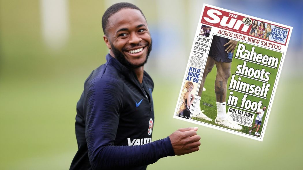 Với lời giải thích này, Sterling đang hy vọng mọi người hãy thông cảm cho anh về chuyện xăm hình khẩu súng lên chân phải.