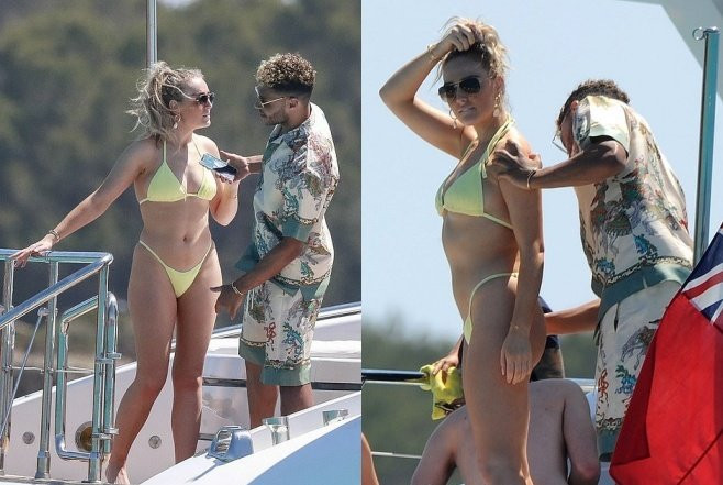 Chamberlain tỏ ra khá nuông chiều bạn gái.