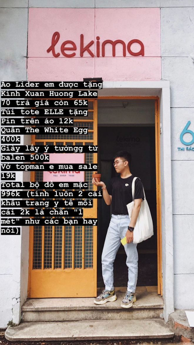 Tổng bộ đồ hàng hiệu của các dân mạng chỉ nằm ở mức dưới 1 triệu đổ xuống.