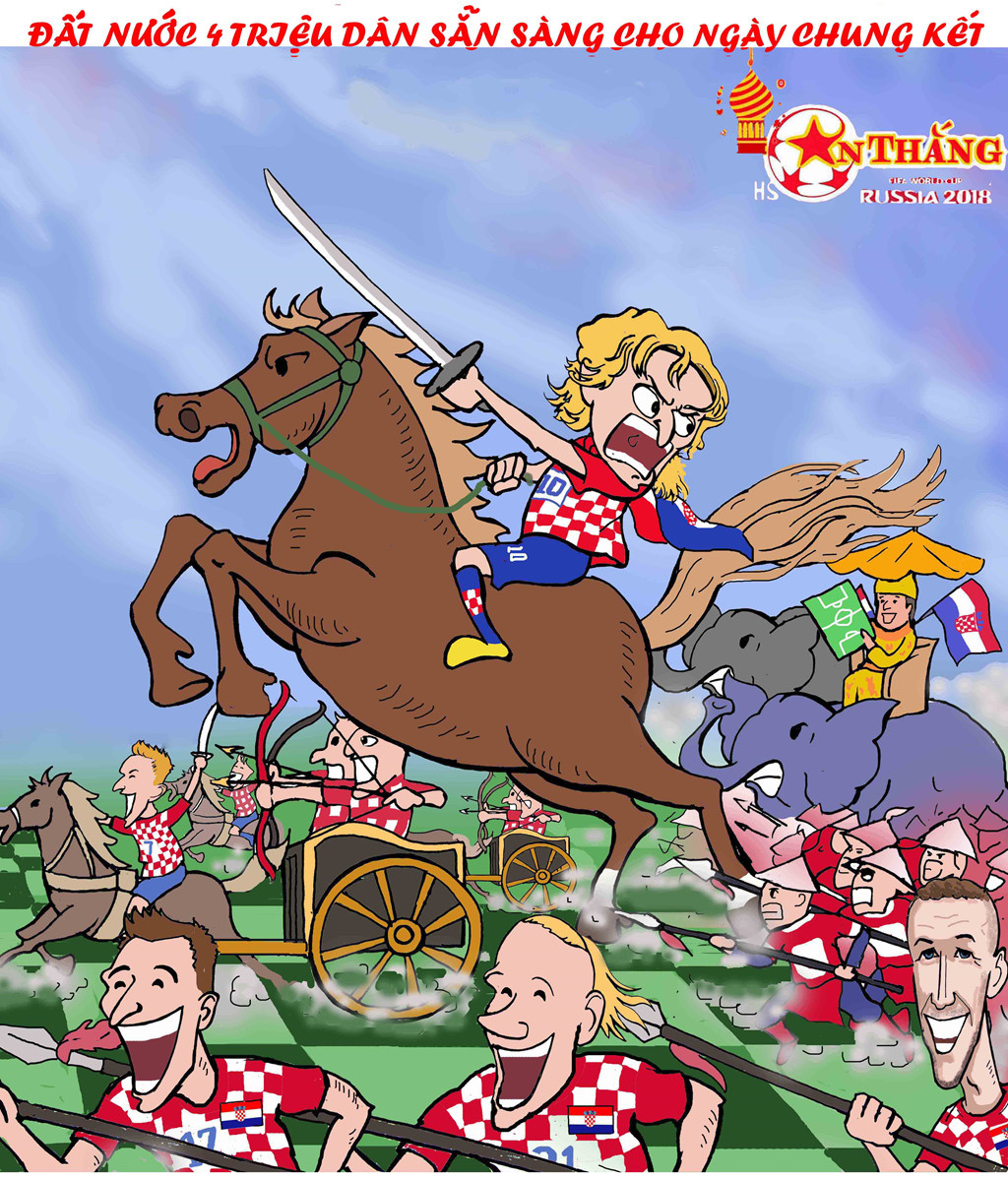 Mới đây Modric trả lời báo chí rằng sẵn sàng đánh đổi tất cả danh hiệu để sở hữu được cúp vàng thế giới. Câu nói đó đã cho thấy sự khát khao cháy bỏng của Modric về danh hiệu cao quý đó. Và hôm nay, họ có cơ hội làm nên vận mệnh lịch sử.