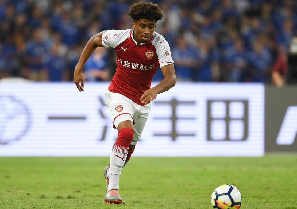 Theo báo chí Tây Ban Nha, Real Madrid đang có động thái muốn chiêu mộ thần đồng của Arsenal, Reiss Nelson. Ảnh: Mirror