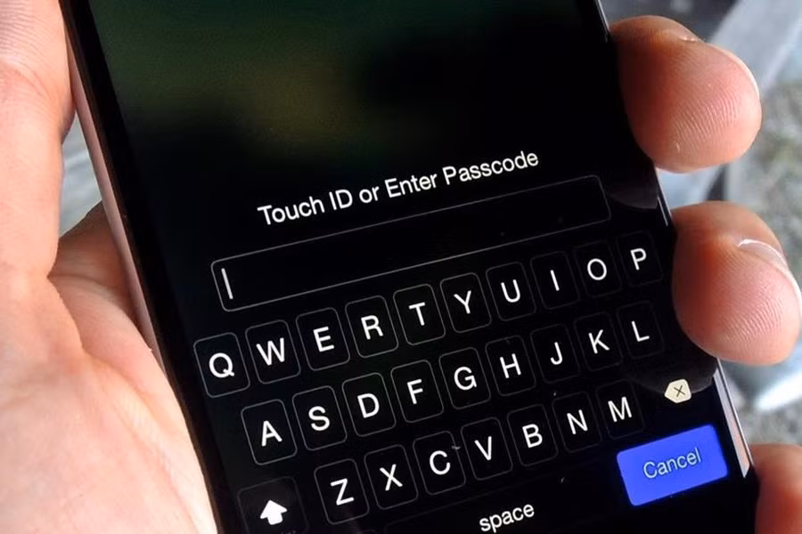 Cach dat mat khau dang ky tu de mo khoa iPhone, iPad