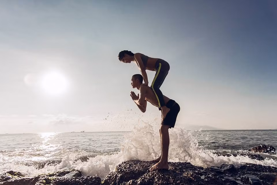 Bên cạnh đó, Văn Ngọc – Thu Thanh còn lấy chính bộ môn Yoga làm cách thư giãn và luôn hình thành lối tư duy tích cực cho bản thân.