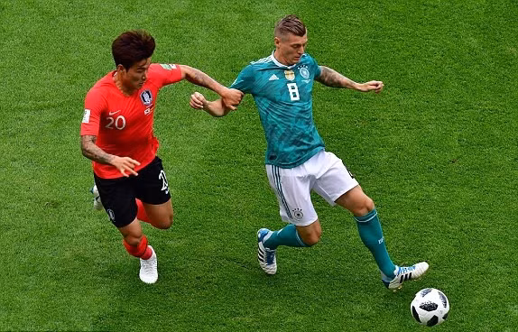 Thua sap mat truoc Han Quoc, Duc tro thanh 