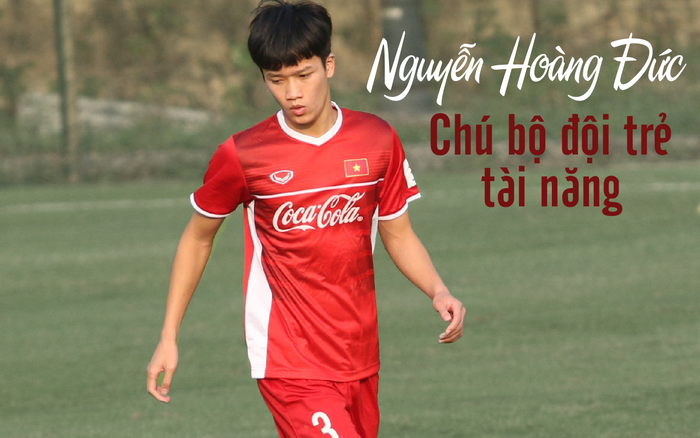 Nguyễn Hoàng Đức sinh năm 1998, anh sở hữu chiều cao lý tưởng 1m83. Điểm mạnh của cầu thủ trẻ này là sự đa năng, anh có thể chơi ở vị trí trung vệ, tiền vệ trung tâm và thậm chí là tiền đạo khi cần thiết.
