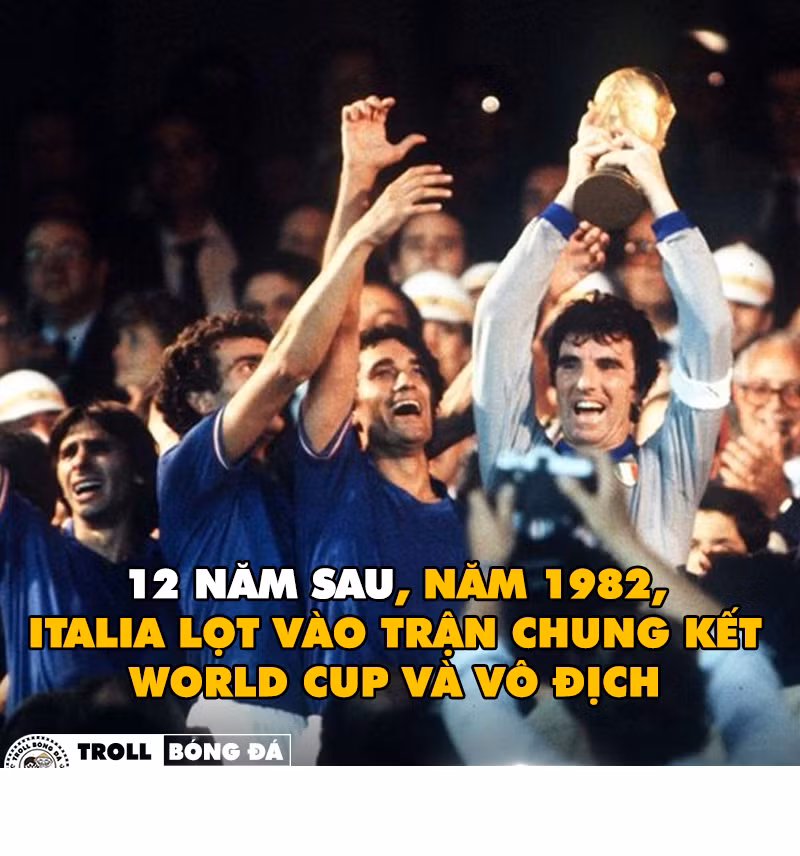 Người Italia sẽ luôn nhớ đến con số 12 bởi nó luôn mang đến cho họ niềm vui trong bóng đá.