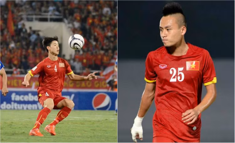 Hai cái tên tiếp theo của ĐT Việt Nam lọt vào danh sách mới được trang FourFourTwo công bố là Duy Mạnh (trái) và Huy Toàn (phải). Hai cầu thủ này đã thể hiện được rất nhiều trong hai trận đấu của ĐT Việt Nam tại vòng loại World Cup 2018 khu vực châu Á vừa qua.