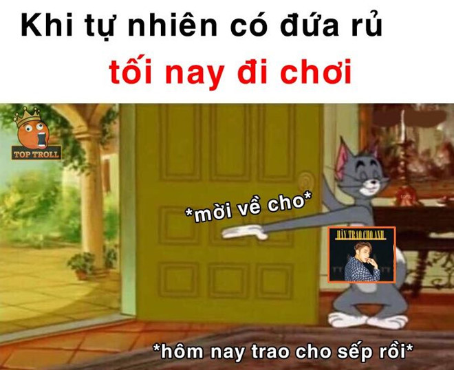 Tâm điểm của MV Hãy trao cho anh thì đương nhiên không thể bỏ qua cho Sơn Tùng trùm meme kỉ niệm được rồi.