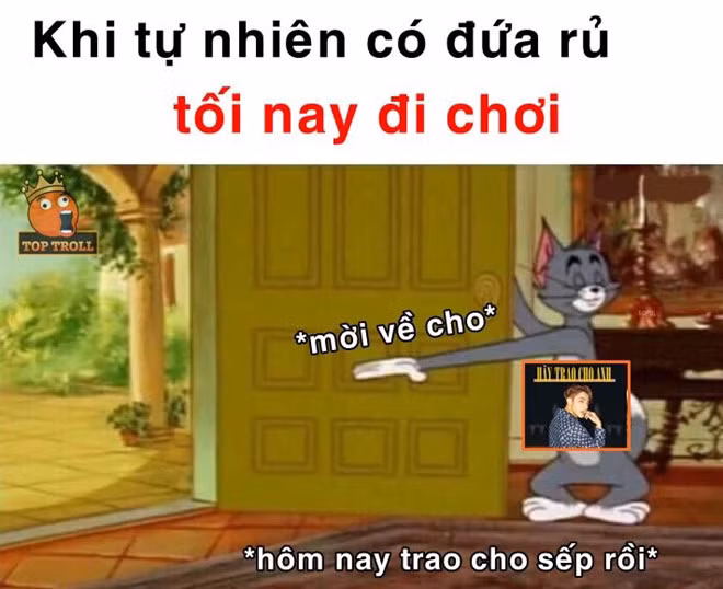 Tâm điểm của MV Hãy trao cho anh thì đương nhiên không thể bỏ qua cho Sơn Tùng trùm meme kỉ niệm được rồi.