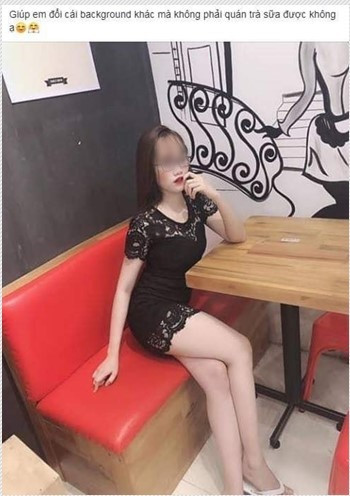 Mới đây trên MXH, lại chứng kiến việc cô gái liều lĩnh nhờ dân mạng sửa ảnh vì cho rằng góc ảnh của mình chụp trong quán trà sữa không được sang chảnh cho lắm.