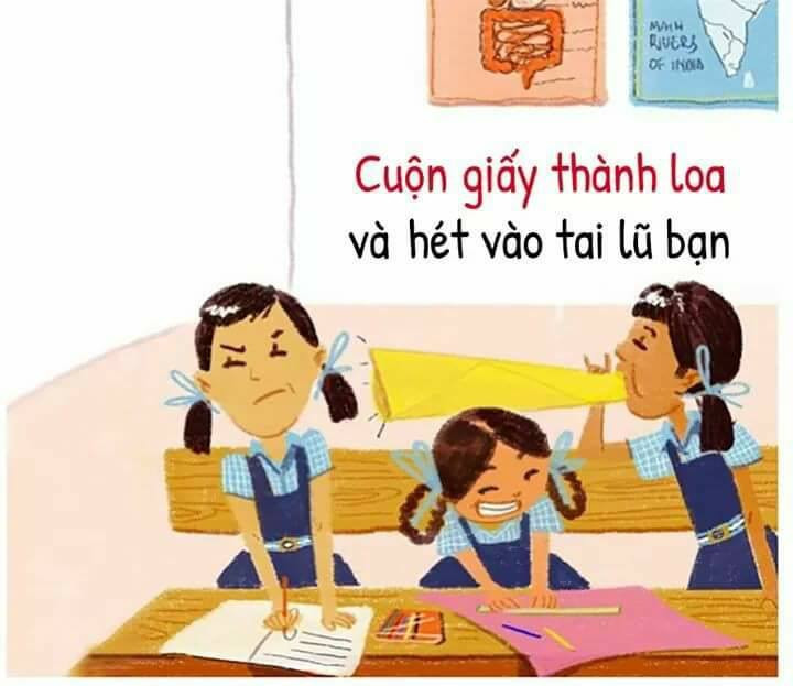 Thời đi học việc "troll" những đứa bạn ngồi cùng bàn là không thể thiếu được và trò cuộn giấy rồi hét vào tai để chúng giật mình là trò vui mà những thành phần được mệnh danh "Nhất quỷ nhì ma, thứ ba học trò" chuyên thực hiện.