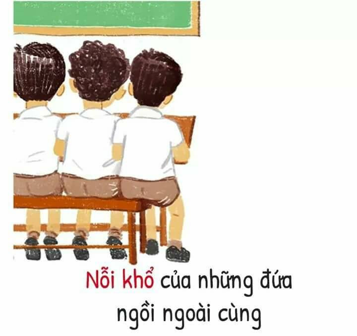 Ngày trước, cơ sở vật chất của các trường học chưa cao thì việc nhiều học sinh phải ngồi chung một bài là điều khá bình thường. Nỗi khổ thiếu ghế hay ngồi nửa mông là điều mà không hiếm.