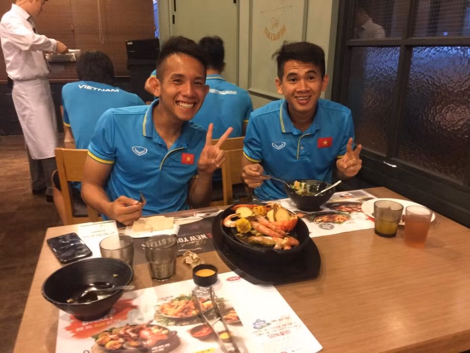 Theo kế hoạch, 16h ngày mai (9/8), U22 Việt Nam sẽ chạm trán Busan Transportation trên sân tập Mokpo. Dự kiến đội sẽ bay sang Malaysia sáng 10/8 để chuẩn bị cho SEA Games 29. Ảnh: Thethao247