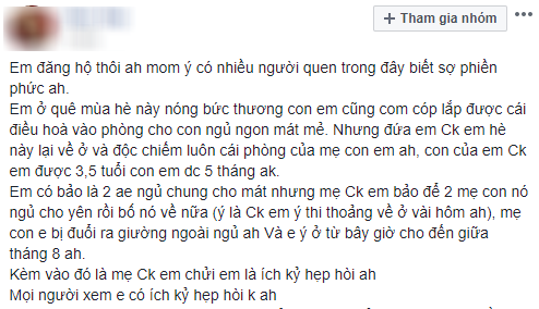 Cô em chồng tai quái khiến dân mạng tức “ói máu”.