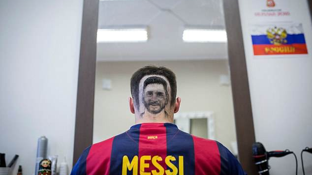 Chân dung Messi được Hvala hoàn thành sau hơn 7 tiếng lao động nghệ thuật miệt mài.