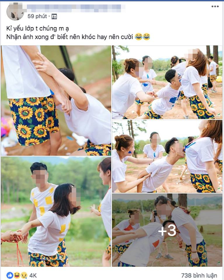 Trước những chỉ trích từ CĐM, người đăng bài đã xóa hình ảnh đăng tải trên fanpage, tuy nhiên động thái này vẫn không ngăn nổi tốc độ chia sẻ và lên án của dân mạng.