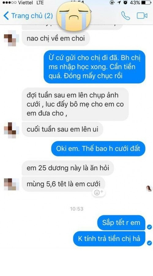 Thậm chí, nhiều "con nợ" còn nhẫn tâm không trả lời tin nhắn, không trả hay khất nợ cũng không thèm báo một tiếng, có lẽ không ít người cũng rơi vào tình cảnh "dở khóc dở cười".