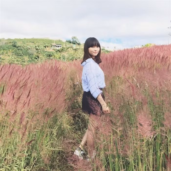 Đến đây, bạn có thể thoải mái chụp ảnh và tìm cho mình những góc hình mới, lạ về Đà Lạt. Ngắm những hình ảnh tuyệt đẹp của đồi hoa tím. Ảnh: Hallful.