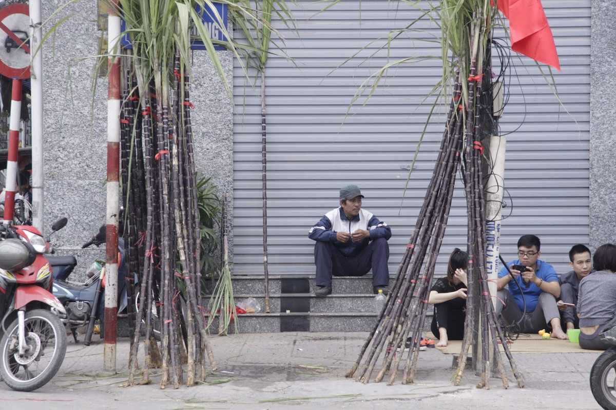 Nhiều hộ dân đã tranh thủ dịp này để kiếm thêm thu nhập mấy ngày Tết.