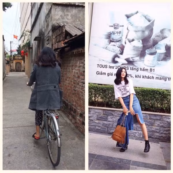 Bất kỳ cô nàng nào khi ở nhà thì không khác gì ''con ở'': tóc tai bù xù, mặt mộc, tóc búi rối xù, thậm chí có khi còn mặc quần đùi của bố không chừng. Nhưng chỉ cần ai đó gọi điện đi chơi, hoặc ra đường hẹn hò bạn trai, họ thay đổi đến nỗi nhiều người phải ngỡ ngàng.