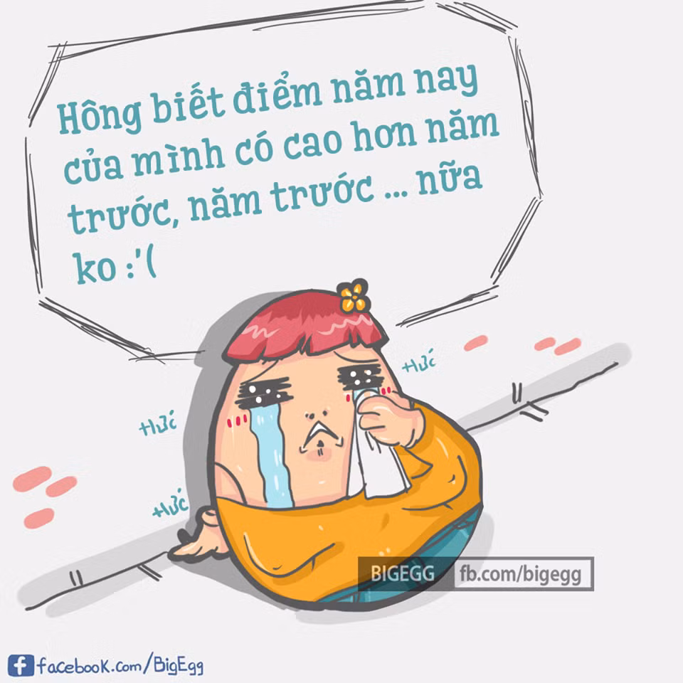 Chờ lâu xem điểm thi mang đến sự lo âu không chỉ cho BigEgg mà còn rất nhiều thí sinh khác trên khắp cả nước.
