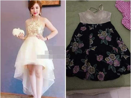 Ngoài việc cùng là váy ra thì hai bức ảnh này gần như chẳng có thứ gì liên quan tới nhau từ màu sắc, họa tiết cho tới độ dài ngắn