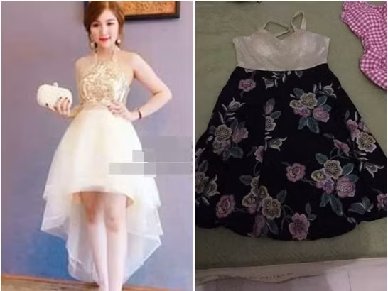 Ngoài việc cùng là váy ra thì hai bức ảnh này gần như chẳng có thứ gì liên quan tới nhau từ màu sắc, họa tiết cho tới độ dài ngắn