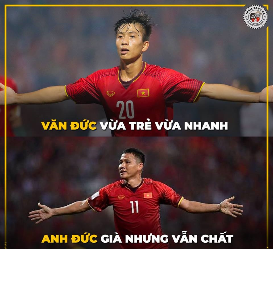 Phan Văn Đức có sức trẻ, thì Nguyễn Anh Đức lại có kinh nghiệm và họ là cặp đối tác tuyệt vời trên hàng công của đội tuyển Việt Nam.