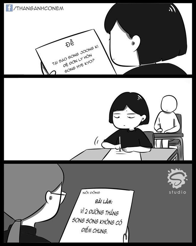 Việc ly hôn của Song Joong Ki và Song Hye Kyo khiến nhiều người tiếc nuối. Thậm chí, nhiều dân mạng còn bày tỏ bản thân mất niềm tin vào tình yêu khi lần lượt những chuyện tình "đẹp như phim" đi đến cái kết buồn.