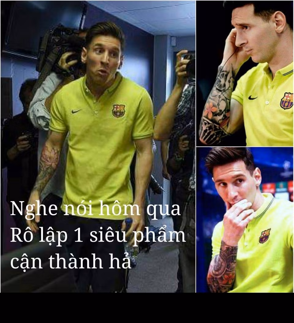 Thái độ của Messi sau khi biết Cris Ronaldo ghi bàn trong trận đấu bán kết trước đó.