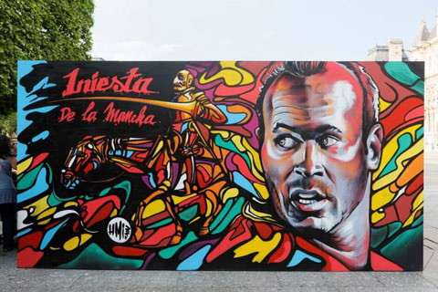 Cùng ngắm những bức ảnh graffiti chào đón VCK Euro 2016 tuyệt đẹp của các họa sĩ đường phố.