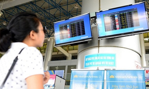 Sân bay Nội Bài sẽ phát loa thông báo 1 lần từ 1/9. Ảnh: Tiến Tuấn