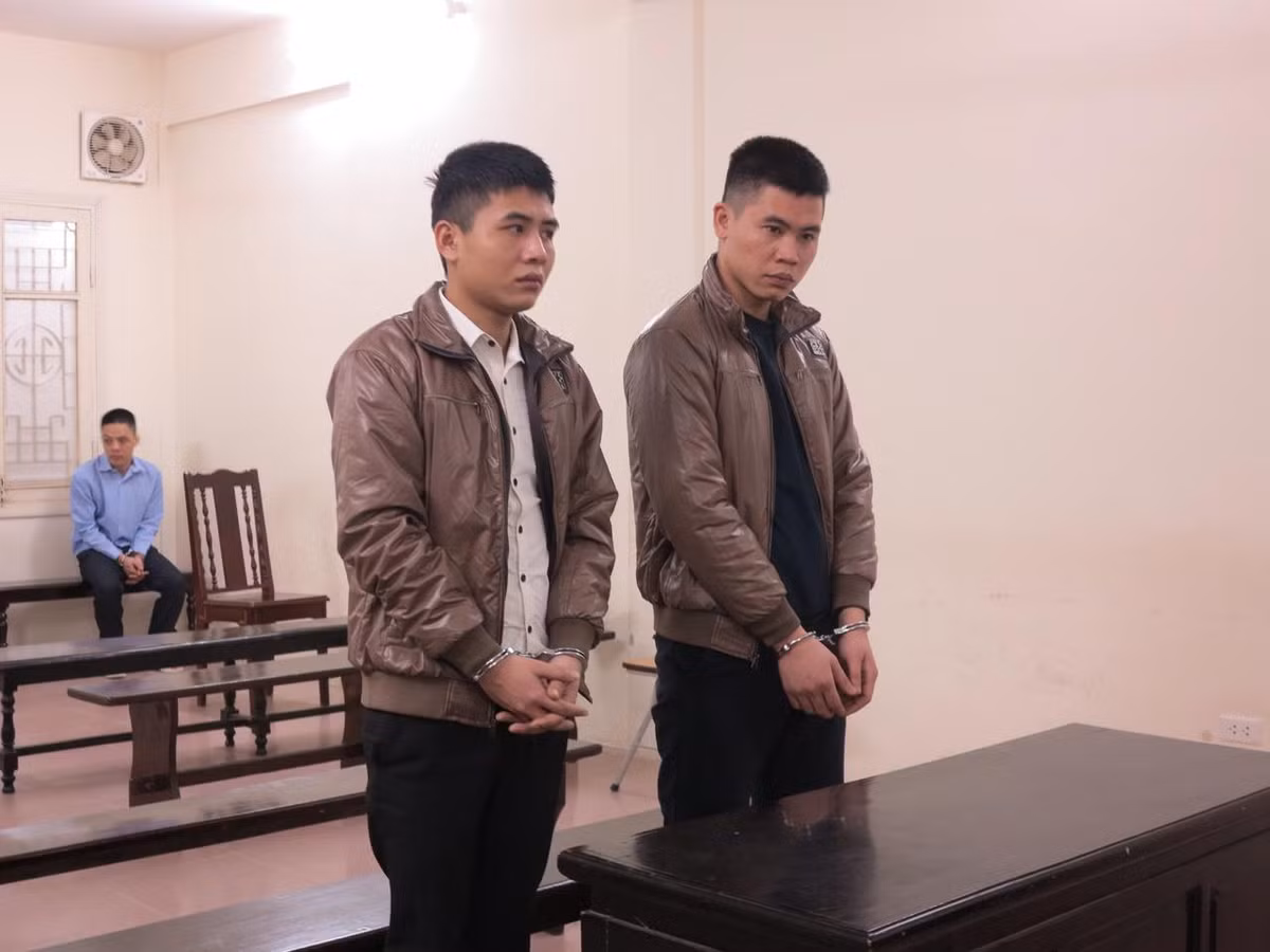 Các bị cáo tại tòa