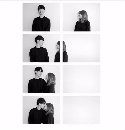 Trào lưu chụp ảnh không khoảng cách được cho rằng phát xuất từ Hàn Quốc mà cụ thể là studio online có nickname rooftopphoto khởi xướng.