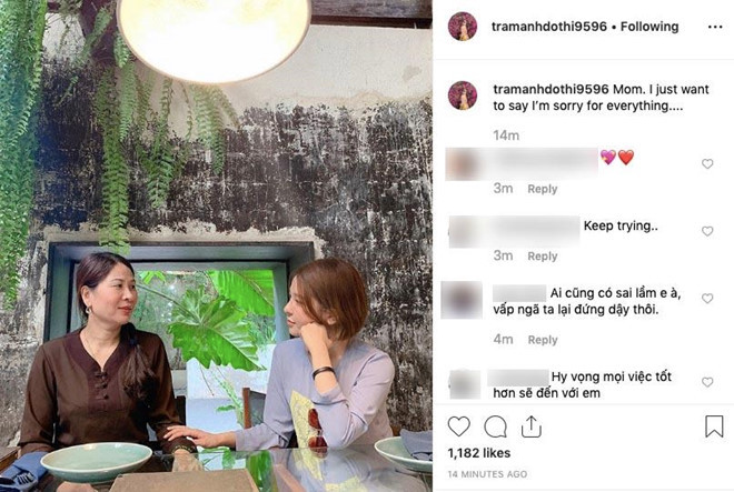 Sau vu lo clip nong, hot girl Tram Anh xin loi me