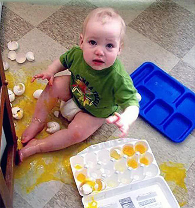 Trứng ở đâu nhiều thế mẹ yêu ơi!