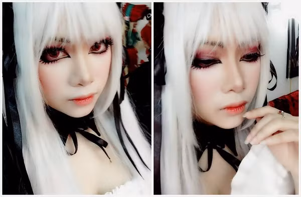 Bên cạnh đó, cô nàng 9x xinh đẹp Hương Giang còn tự tay thiết kế cho mình những mẫu trang phục phù hợp và lộng lẫy nhất để phục vụ những tín đồ của thời trang cosplay.