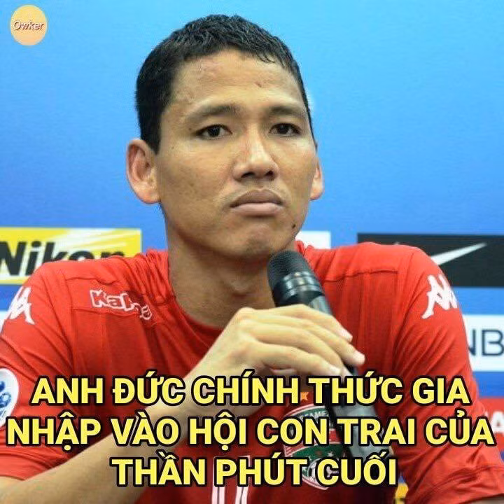 Với bàn thắng ở phút cuối cùng, "người lính già" Anh Đức chính thức gia nhập hội con trai của "thần phút cuối".