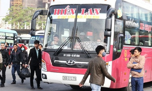 Hoàn tất việc chuyển các tuyến phía nam ở bến Mỹ Đình về Giáp Bát, Nước Ngầm. Ảnh: Văn Chương.