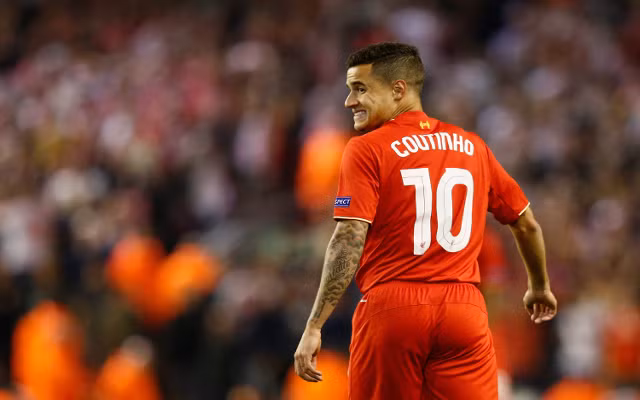 Xếp cuối cùng trong top 10 cầu thủ có số lượng áo đấu bán chạy nhất châu Âu là Philippe Coutinho của Liverpool.