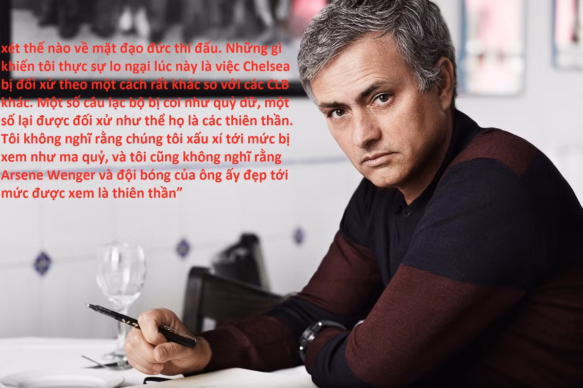 Jose Mourinho nói về việc lối chơi của Chelsea bị so sánh với CLB cùng thành phố là Arsenal.