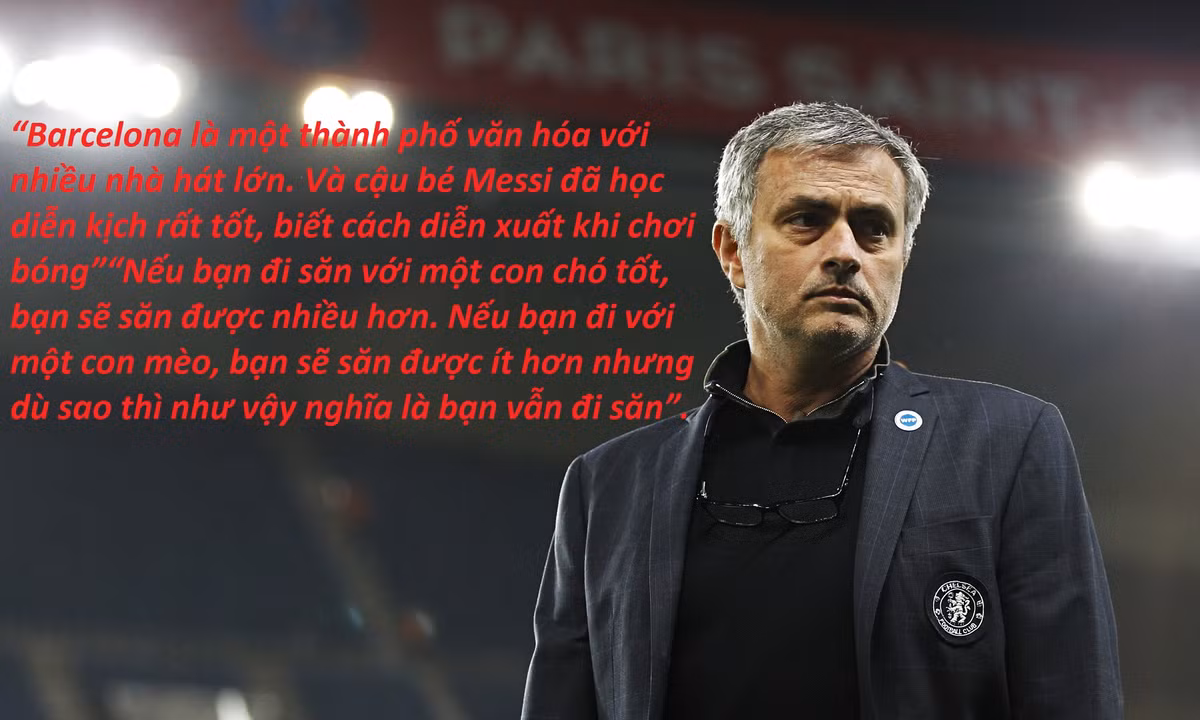 Mourinho bất bình về việc Lionel Messi khiến Asier del Horno của Chelsea bị đuổi khỏi sân trong trận đấu năm 2006.