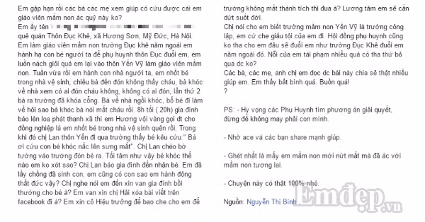 Be gai 4 tuoi bi co giao nhot den 8 gio toi