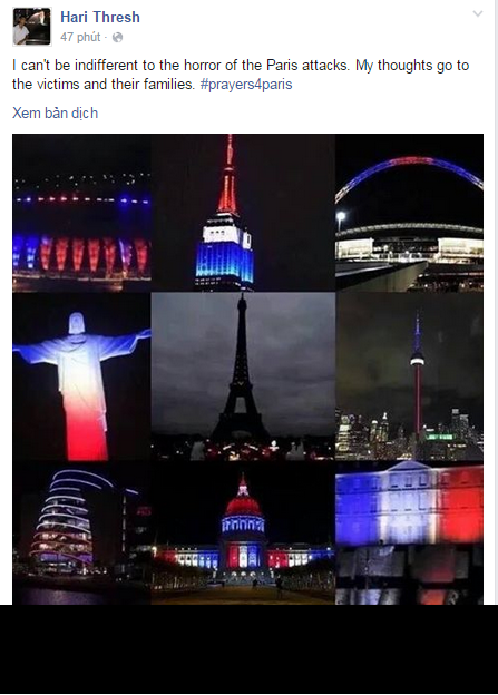 Hiện tại, cảnh sát Pháp đã tiêu diệt được 8 nghi phạm trong đó có 7 kẻ đánh bom liều chết tại Paris. Tổng thống Pháp ông Francois Hollande đã ban bố tình trạng khẩn cấp trên toàn lãnh thổ nước này.