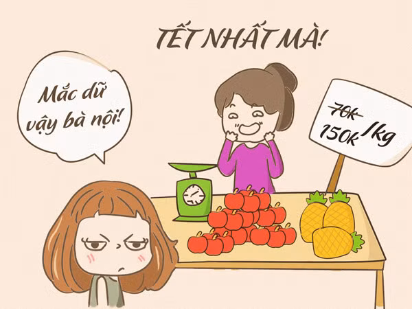 Chính vì vậy, bộ ảnh "Con gái và Tết" đã nêu lên những khó khăn mà các nàng phải đối đầu như những câu hỏi: Bao giờ lấy chồng? Mua bán gì cho gia đình cho dịp Tết? Hay lì xì ra sao?