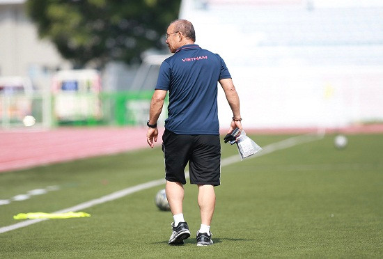 HLV Park Hang-seo đã giãn được cơ mặt sau trận đấu căng thẳng với U22 Thái Lan.
