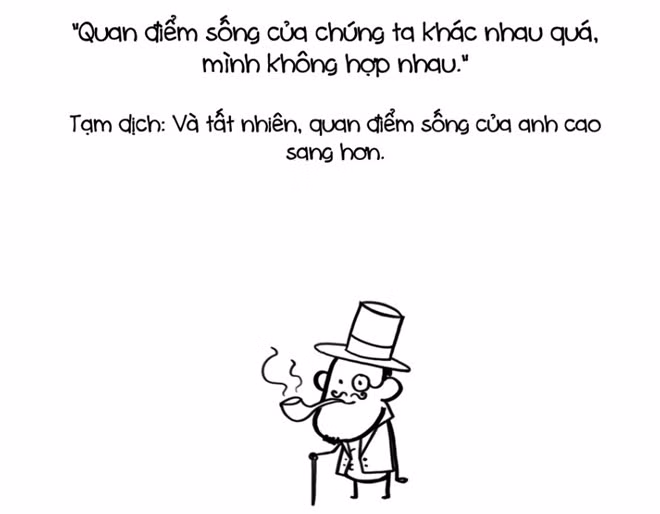Không hợp nhau là lý do được con trai nghĩ đến đầu tiên để đòi chia tay với con gái.