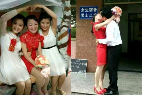 Nụ cười rạng rỡ của cô dâu và khoảnh khắc cặp đôi hôn nhau say đắm trong ngày hạnh phúc nhất cuộc đời mình.