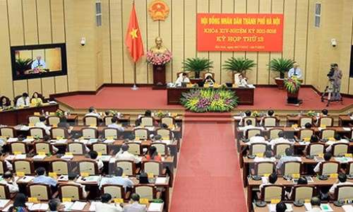 Trong phiên họp bất thường HĐND TP Hà Nội sẽ bầu bổ sung 3 Phó Chủ tịch UBND (Ảnh TTXVN).
